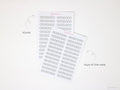 Weekly Sidebar Habit Tracker Bujo Planner Stickers: 1.5in (38mm) Wide
