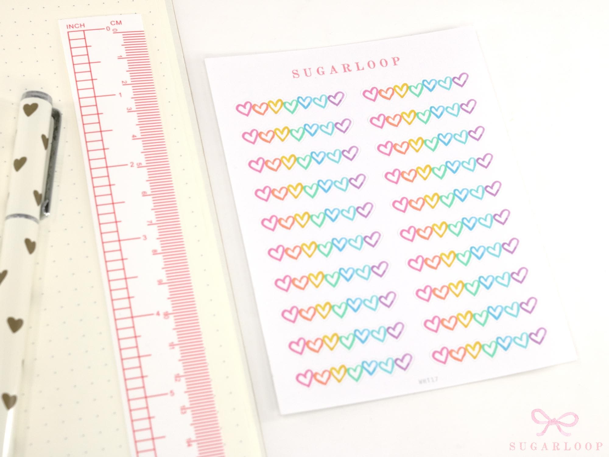 Weekly Habit Tracker Vertical Sidebar Bujo Planner Stickers: 1.5in(38 mm) Wide