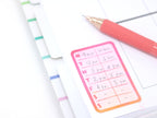 Full Box Bujo Planner Stickers: 1.5in (38 mm) Wide