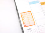Full Box Bujo Planner Stickers: 1.5in (38 mm) Wide