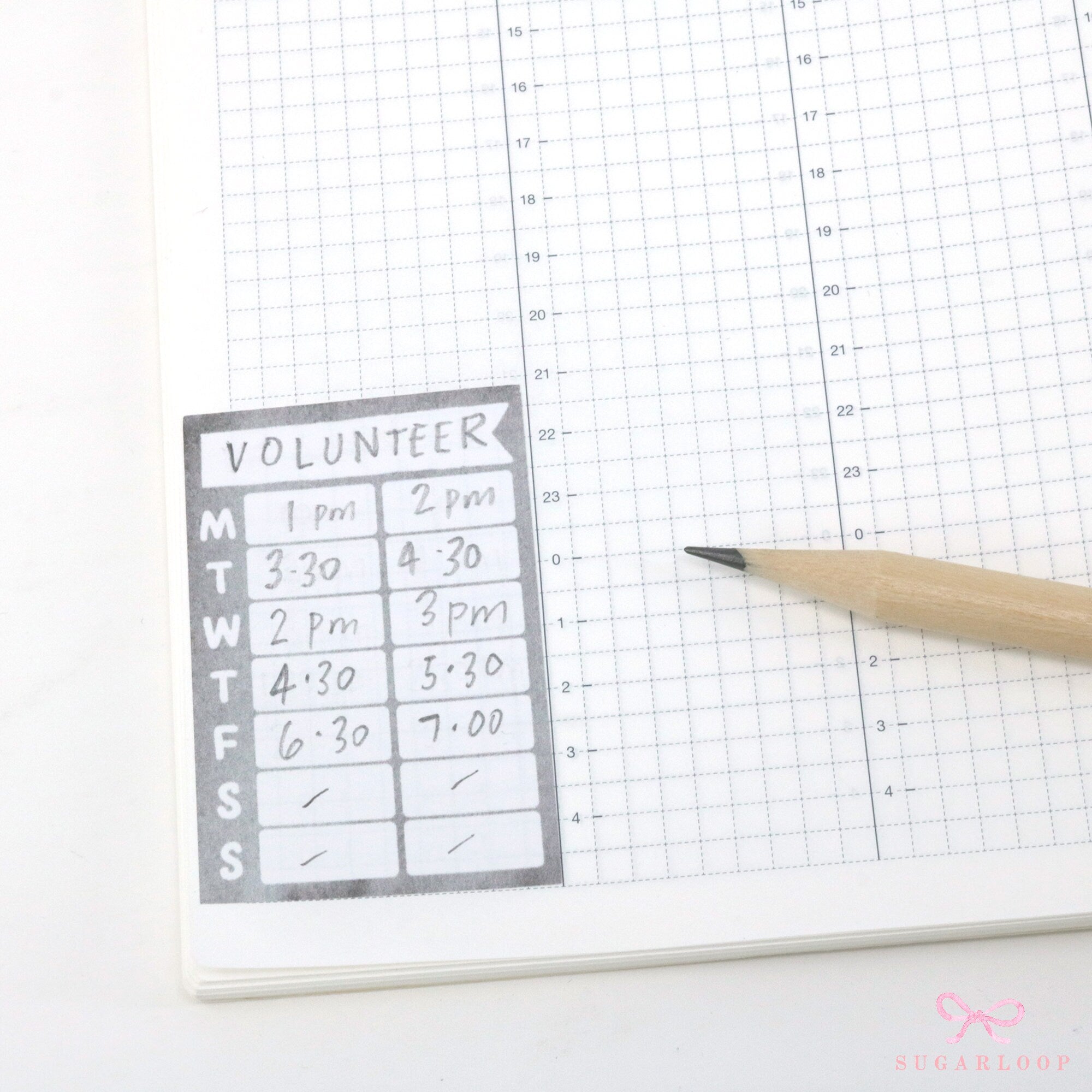 Weekly Sidebar Work Habit Tracker Bujo Planner Stickers Smoke Colorway: 1.5in (38mm) Wide  8 Full Boxes