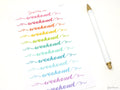 Weekend Bunting Bujo Planner Stickers: 2in (50 mm) 2.5in (60 mm) 3.25in (82 mm)