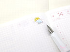 Watercolor Hand Drawn Doodle Weather Planner and Journal Stickers Icons