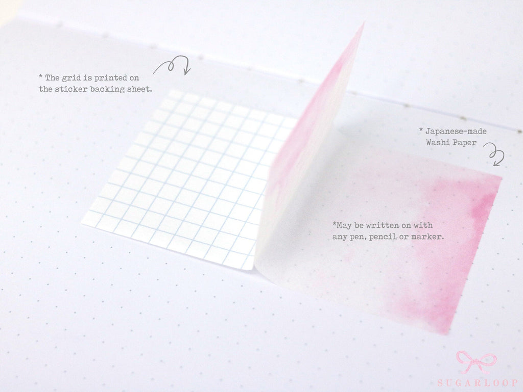 Watercolor Washi Paper Art Frames for Planners and Bujo Journals