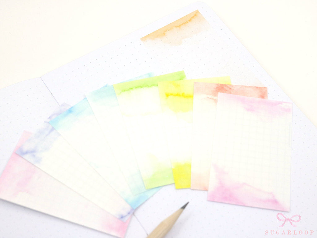 Watercolor Washi Paper Art Frames for Planners and Bujo Journals