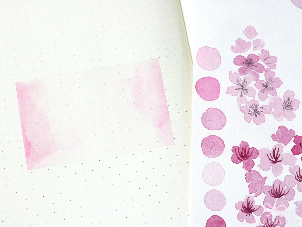 Watercolor Washi Paper Art Frames for Planners and Bujo Journals