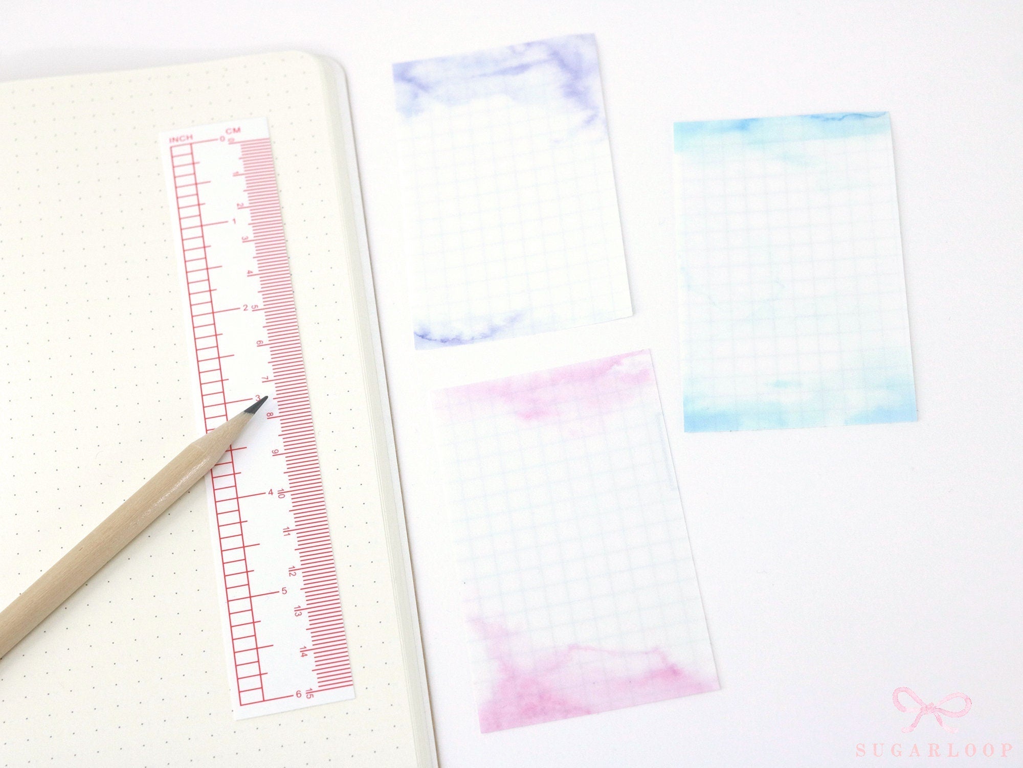 Watercolor Washi Paper Art Frames for Planners and Bujo Journals