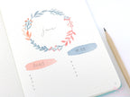 Watercolor Floral Art Washi Paper Deco Stickers Set