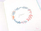Watercolor Floral Art Washi Paper Deco Stickers Set