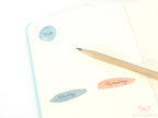 Watercolor Floral Art Washi Paper Deco Stickers Set