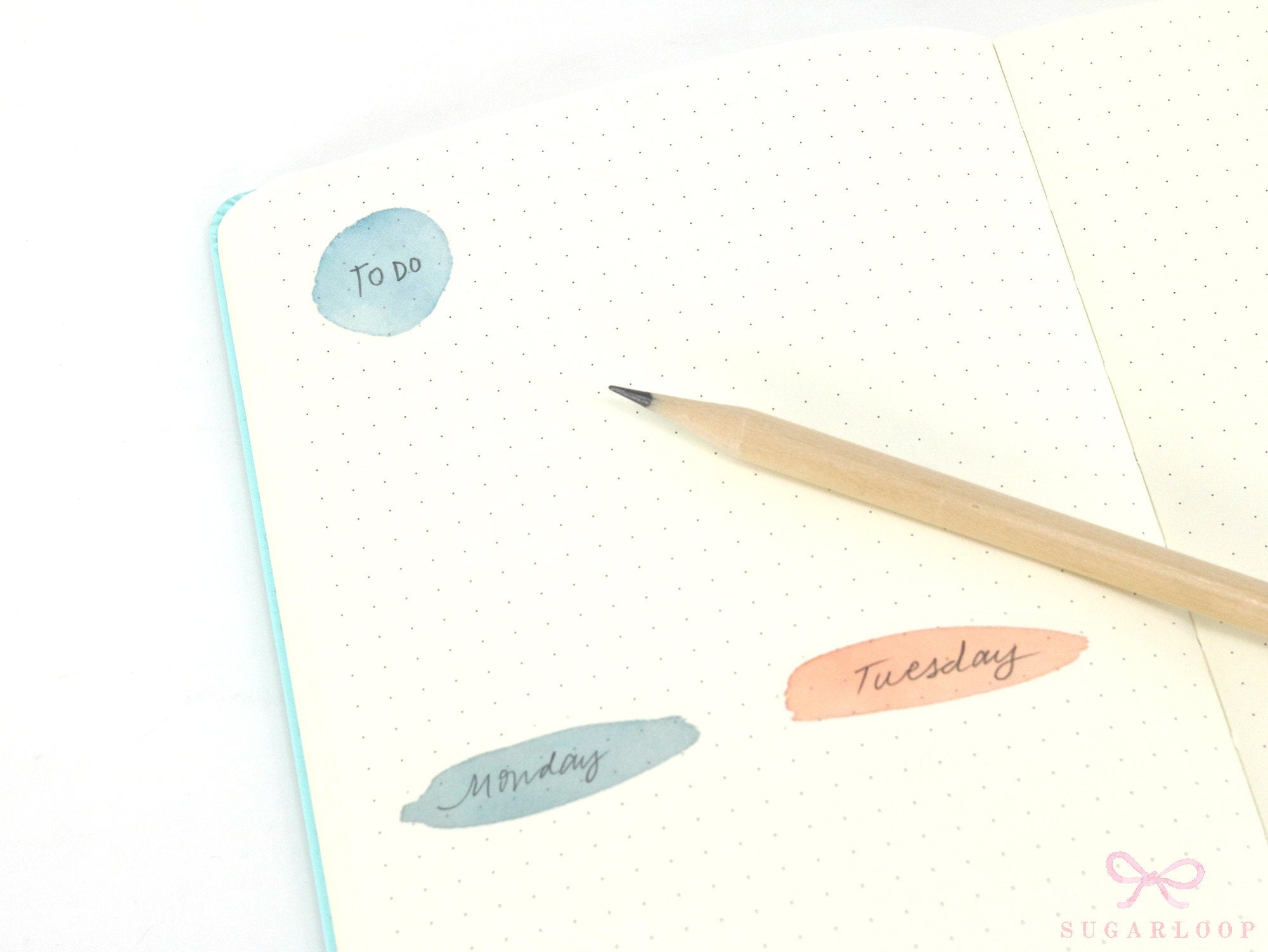 Watercolor Floral Art Washi Paper Deco Stickers Set