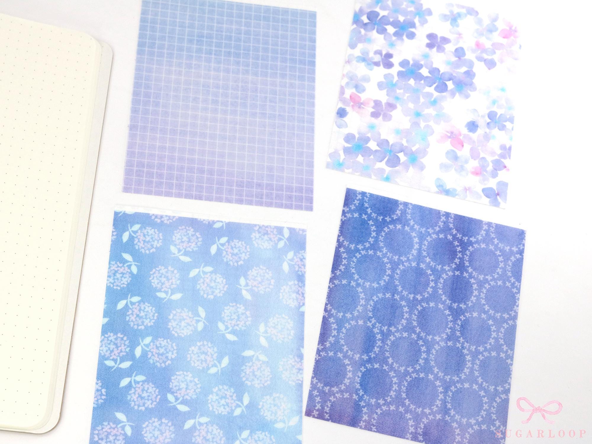 Printed Washi  A6 Paper Sized for Journaling  Planners & Bujo