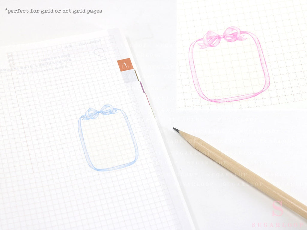 Rainbow Bow Frames for Planners and Bujo Journals