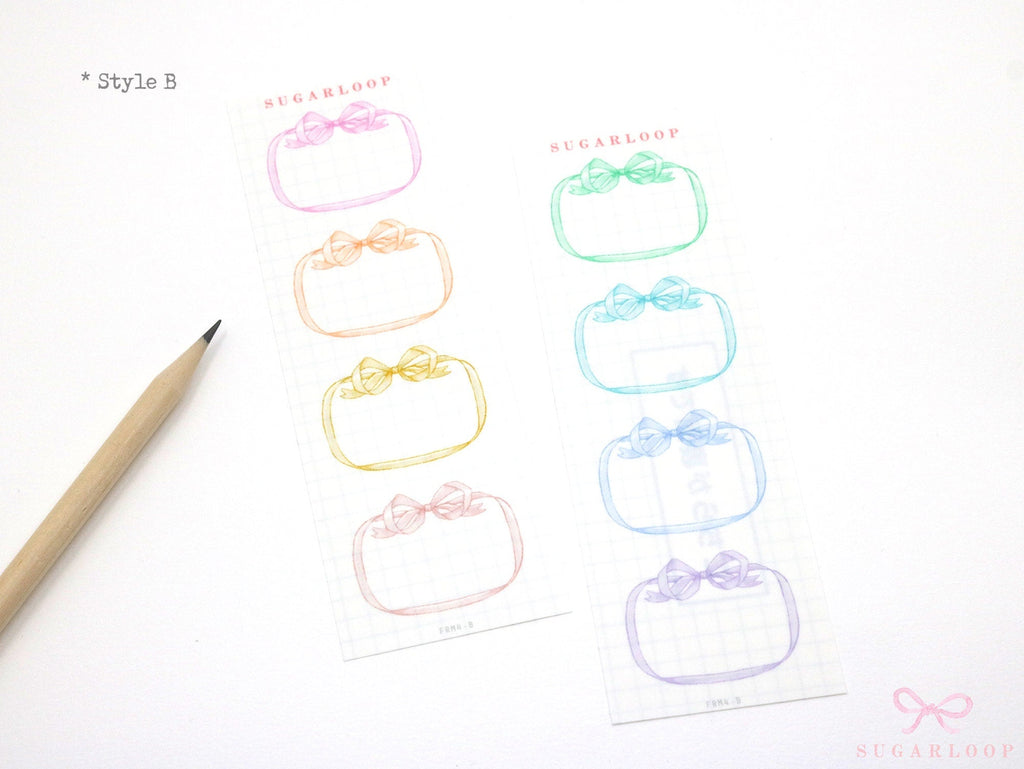 Rainbow Bow Frames for Planners and Bujo Journals