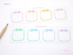 Rainbow Bow Frames for Planners and Bujo Journals
