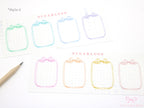 Rainbow Bow Frames for Planners and Bujo Journals