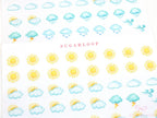 Watercolor Weather Planner Stickers – Planners  Bujo and Journals