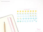 Watercolor Weather Planner Stickers – Planners  Bujo and Journals