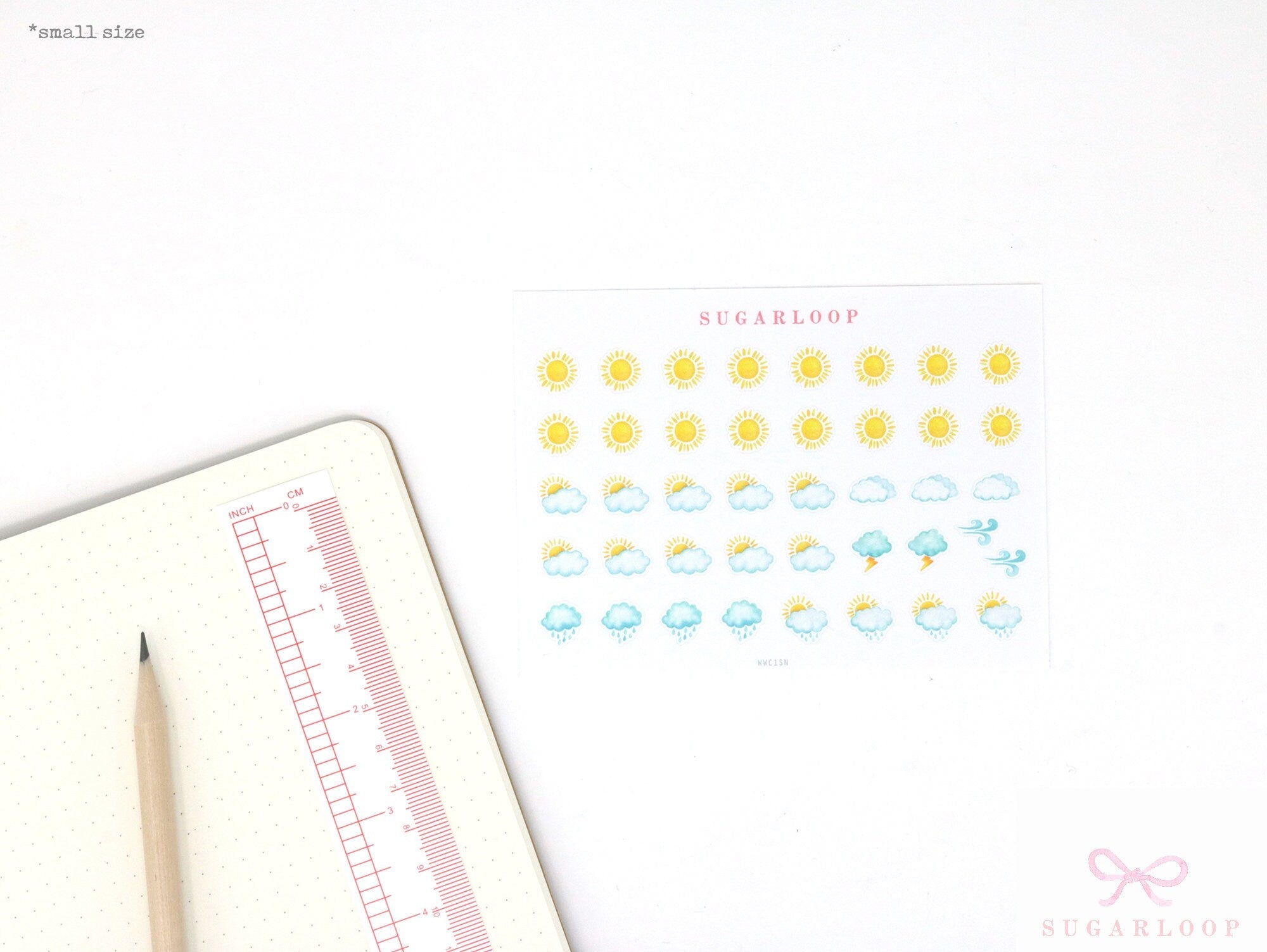 Watercolor Weather Planner Stickers – Planners  Bujo and Journals