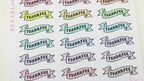 Thankful Header Stickers for Planners & Bujo Journals: Pastel