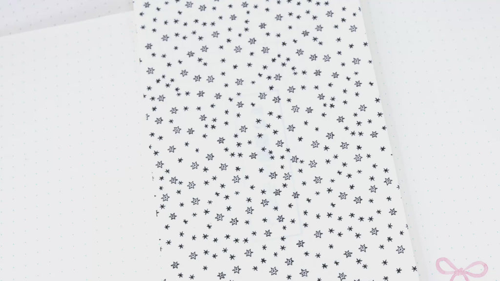 Washi Paper Deco Pattern Sheet for Planners and Journals: Constellations, Stars, Space