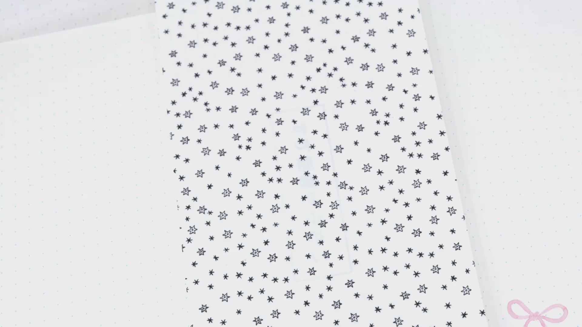 Washi Paper Deco Pattern Sheet for Planners and Journals: Constellations, Stars, Space