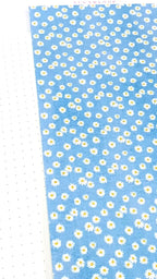 Washi Paper Deco Pattern Sheet for Planners and Journals: Daisy Watercolor  Collage