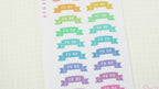 To Do Header Title Planner and Journal Sticker Labels
